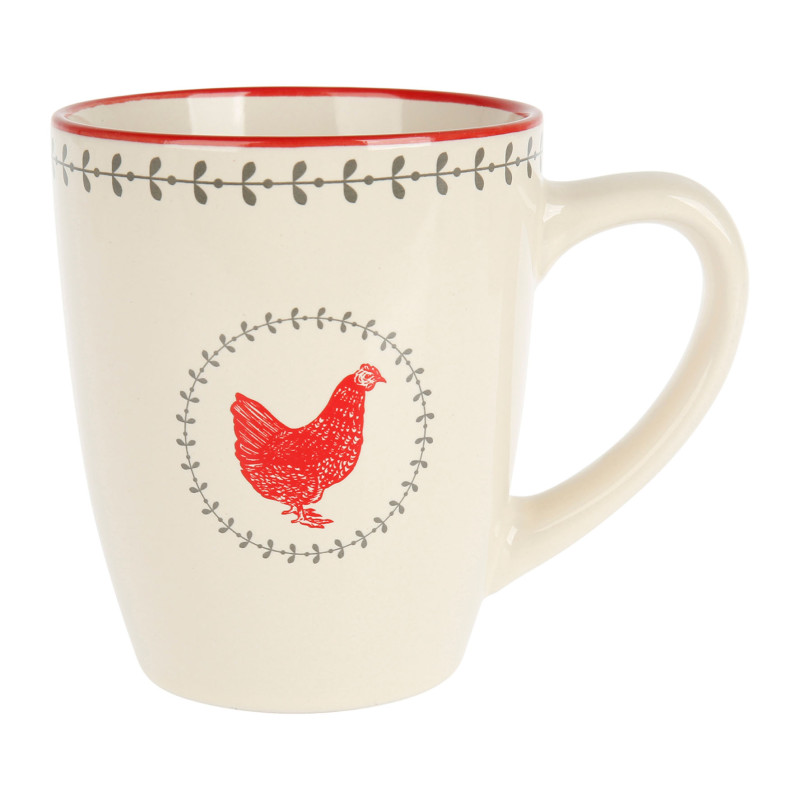MUG GRÈS POLA LA POULE 30CL