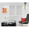 PAIRE BRISE BISE 60X120CM MAUD GRIS