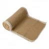CHEMIN DE TABLE JUTE & DENTELLE