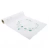 CHEMIN DE TABLE POUR LA VIE SAUGE GREEN
