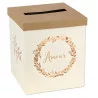 URNE COURONNE VEGETALE AMOUR BRONZE KRA