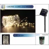 Guirlande 200 nano Led blanc chaud solaire