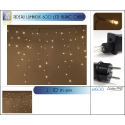 RID STALACTITES LUM 600LED BLANCHES CHAU