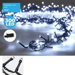 GUIRLANDE 300 LEDS BLANCHES 15M