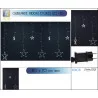 GUILANDE RID ÉTOILES BLANC 96LED 140X70C