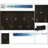 GUILANDE RID ÉTOILES BLANC CHAUD 96LED 1