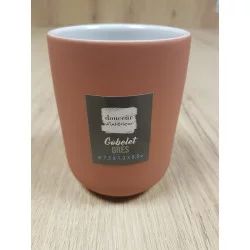GOBELET MAMBO TERRACOTTA D7.3xH9.5cm