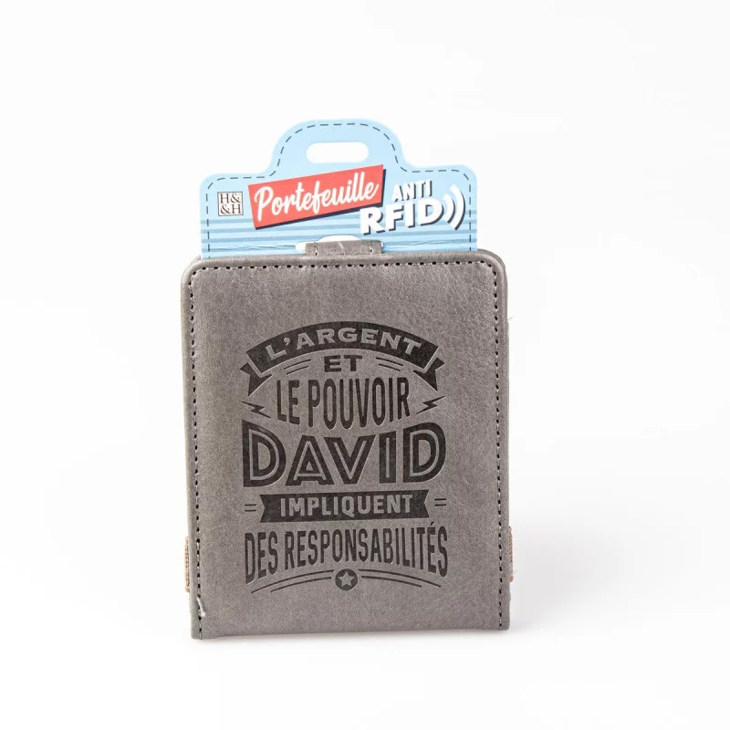 Portefeuille Anti-RFID David