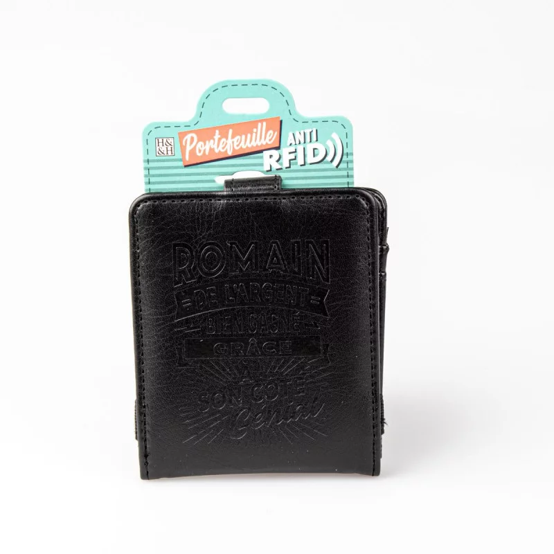 Portefeuille Anti-RFID Romain