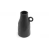VASE GRIS MAT AVEC ANSE 20X10.5CM