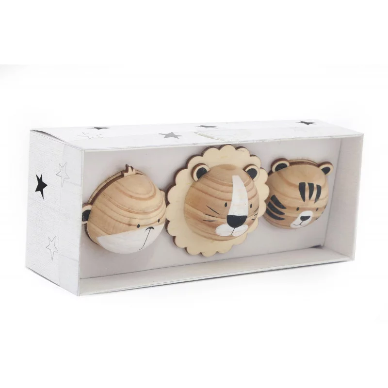 PATÈRE ENFANT ANIMAUX X3