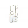 MIROIR METAL OR 62X33CM
