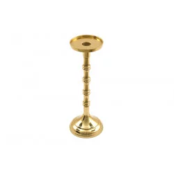 BOUGEOIRE METAL DORÉ 29X10CM