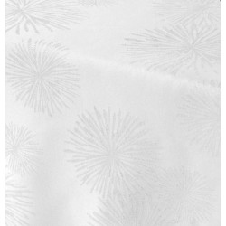 NAPPE ARTIFICE BLANC ET ARGENT 140x240CM