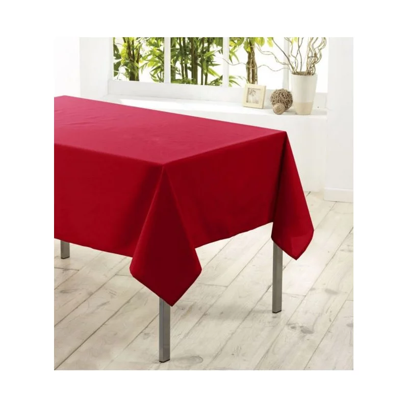 NAPPE ROUGE ESSENTIEL 140x250cm
