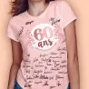 T SHIRT ANNIVERSAIRE FEMME 60 ANS