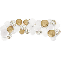KIT ARCHE A BALLONS DORE CHAMPAGNE