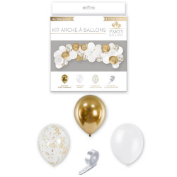 KIT ARCHE A BALLONS DORE CHAMPAGNE