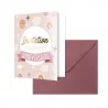 CARTES INVITATIONS X6 ANNIV LICORNE
