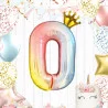 BALLON CHIFFRE COURONNE 70CMS 0
