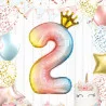 BALLON CHIFFRE COURONNE 70CMS 2