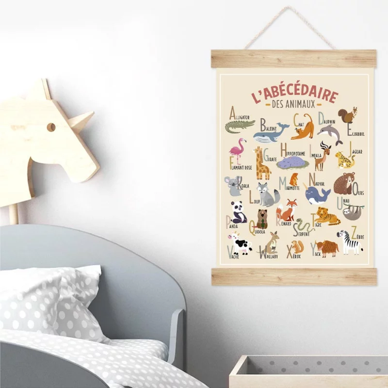 KAKEMONO "ABECEDAIRE ANIMAUX"