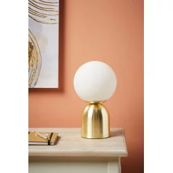 LAMPE TOUCH MET.VER.LUNA DOREE