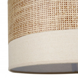 SUSPENSION BEIGE LIN ET CANNAGE