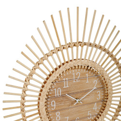HORLOGE ROTIN CACHEMIRE NAT.