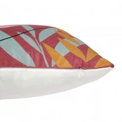HOUSSE DE COUSSIN VISAGE TERRACOTTA 40x40cm