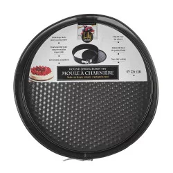 MOULE À PATISSERIE ROND CHARNIÈRE D26cm