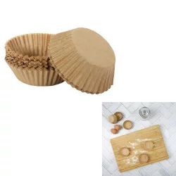 MOULE À MUFFIN EN KRAFT X60 D7xH5cm