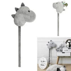 BATON SONORE DINOSAURE À CHEVAUCHER H75cm