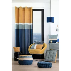 HOUSTON COUSSIN SOL D40X10 BLEU