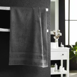 DRAP DE DOUCHE BIO ARDOISE 70x130CM