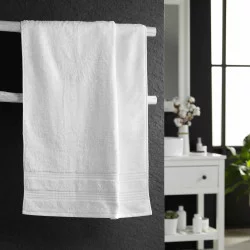DRAP DE DOUCHE BIO NEIGE 70x130CM