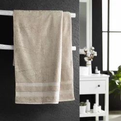 DRAP DE DOUCHE BIO SABLE 70x130CM