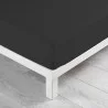 DRAP HOUSSE LINA CHARBON 180x200CM