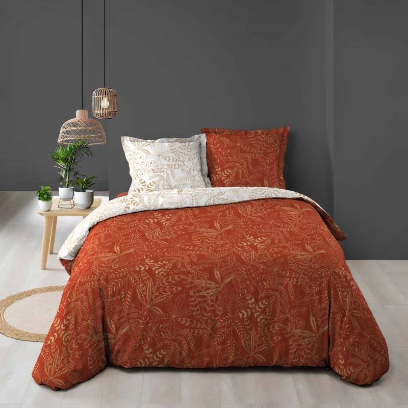 PARURE BELFLOR TERRACOTTA/OR 240x220CM PARURE BELFLOR TERRACOTTA/OR 240x220CM