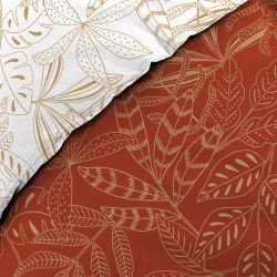 PARURE BELFLOR TERRACOTTA/OR 240x220CM