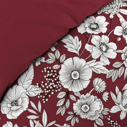 PARURE MILADY BORDEAUX 240x220CM