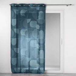 VOILE ESQUISSE BLEU 140x240CM
