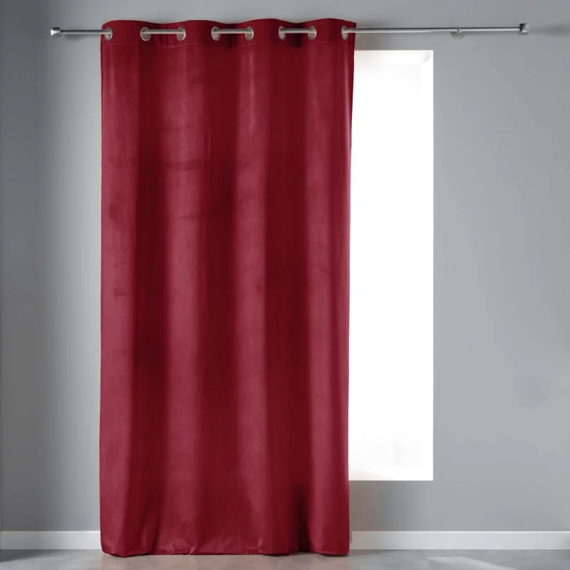 RIDEAU VELVETINE BORDEAUX 140x240CM