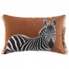 COUSSIN ZEBRIS MARRON 40x60CM