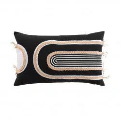 COUSSIN MILAZZO NOIR 30x50CM