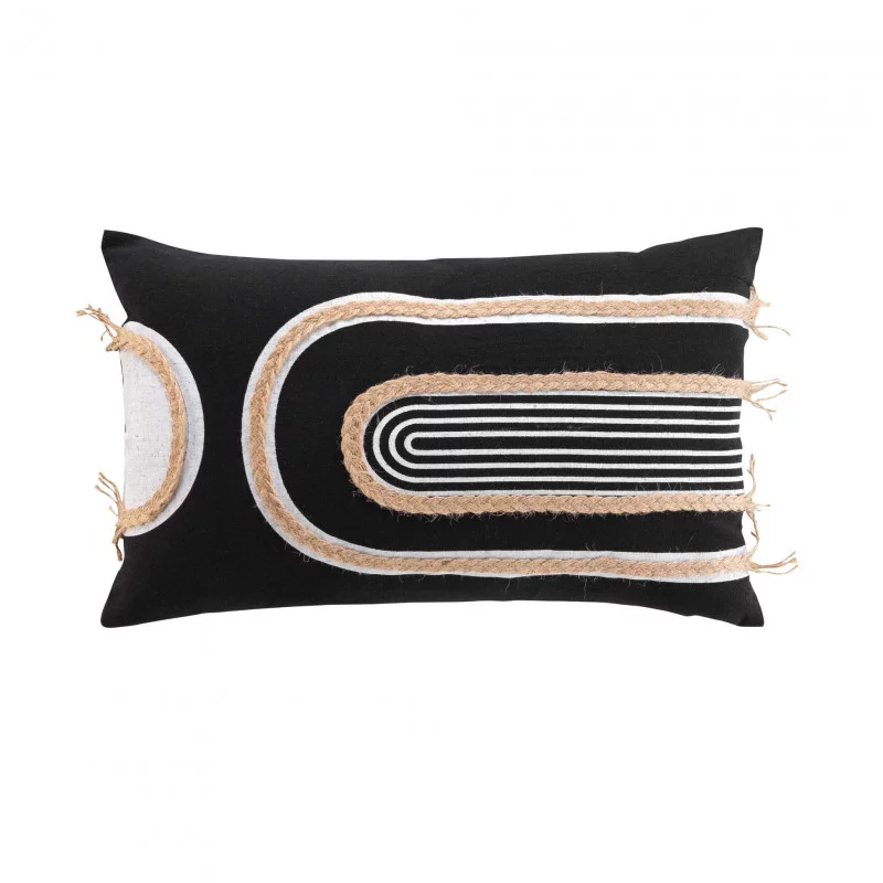 COUSSIN MILAZZO NOIR 30x50CM