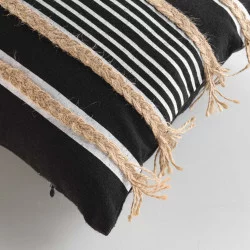 COUSSIN MILAZZO NOIR 30x50CM