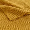 PLAID TRICOTINE OCRE 125x150CM