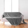 PLAID ARYA GRIS 180x220CM FLANELLE