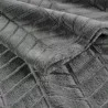 PLAID ARYA GRIS 180x220CM FLANELLE